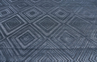 Ковёр Labyrinth Charcoal-blue