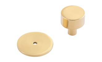 Ручка-кнопка Button aged brass