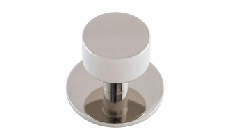 Ручка-кнопка Button polished nickel