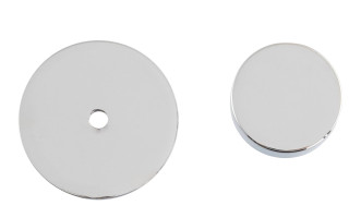 Ручка-кнопка Button polished nickel
