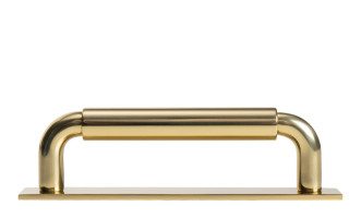 Ручка-скоба Button 4in aged brass