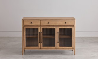 Витрина низкая трехстворчатая Ecru