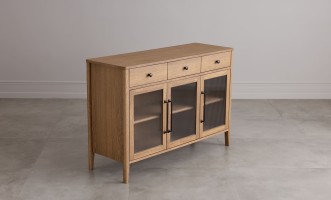 Витрина низкая трехстворчатая Ecru