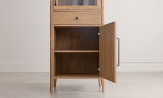 Витрина Экрю одностворчатая правая