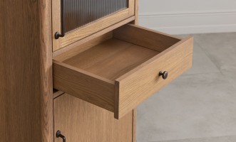 Витрина Экрю одностворчатая правая