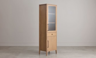 Витрина Экрю одностворчатая правая