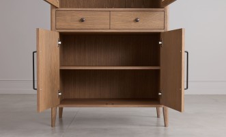 Витрина двухстворчатая Ecru