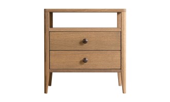 Прикроватная тумба с двумя ящиками Ecru