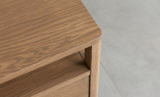 Прикроватная тумба с двумя ящиками Ecru