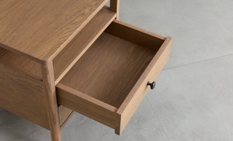 Прикроватная тумба с двумя ящиками Ecru