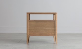 Прикроватная тумба с двумя ящиками Ecru