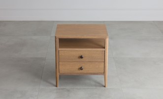 Прикроватная тумба с двумя ящиками Ecru