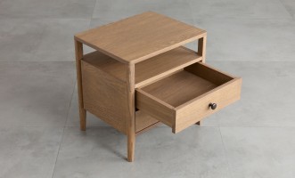 Прикроватная тумба с двумя ящиками Ecru