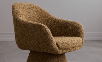 Стул обеденный крутящийся Zen (ткань H25310-4A)