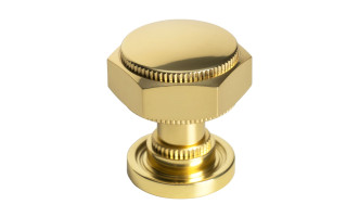 Ручка-кнопка Flap aged brass