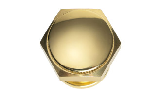 Ручка-кнопка Flap aged brass