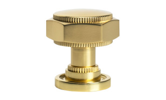 Ручка-кнопка Flap aged brass