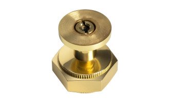 Ручка-кнопка Flap aged brass