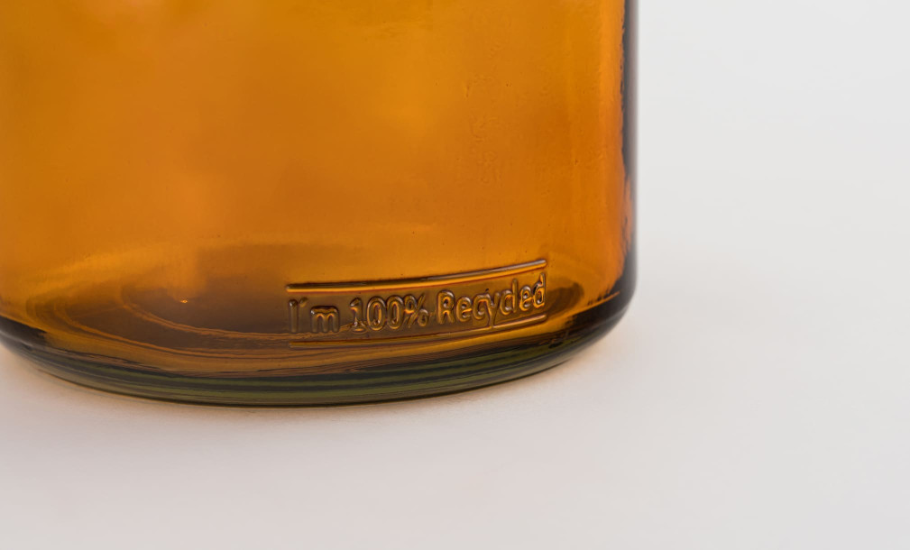 Ваза с ручкой Alfa Ochre L