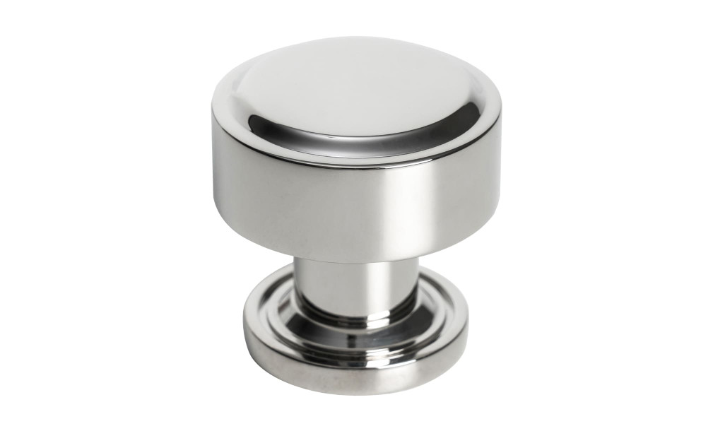 Ручка-кнопка Tube polished nickel