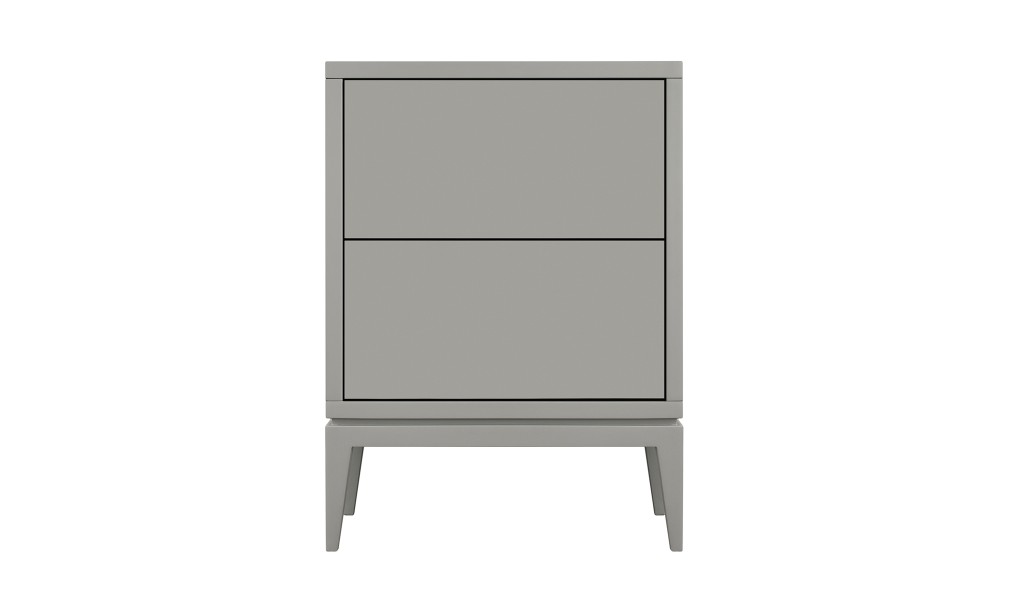 Прикроватная тумба Остин с 2 ящиками, основание А без декора
