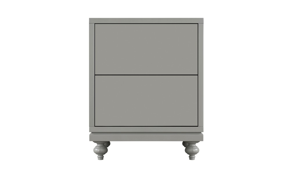 Прикроватная тумба Остин с 2 ящиками, основание B без декора