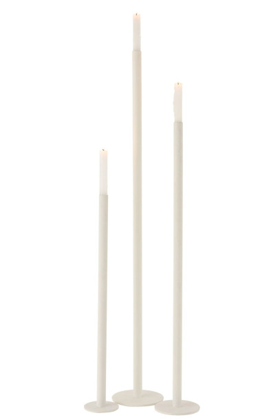 Подсвечник Noud White набор 3 шт