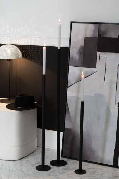 Подсвечник Noud Black набор 3 шт