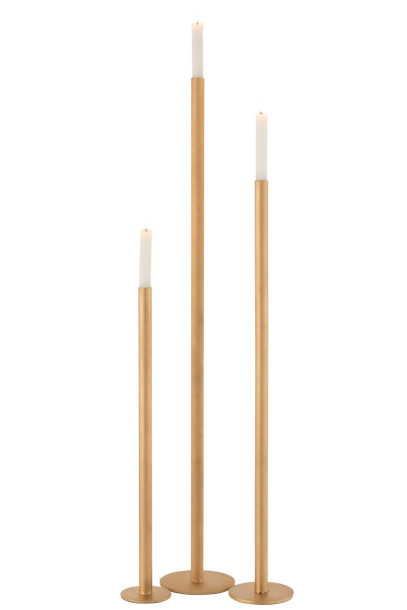 Подсвечник Noud Gold набор 3 шт
