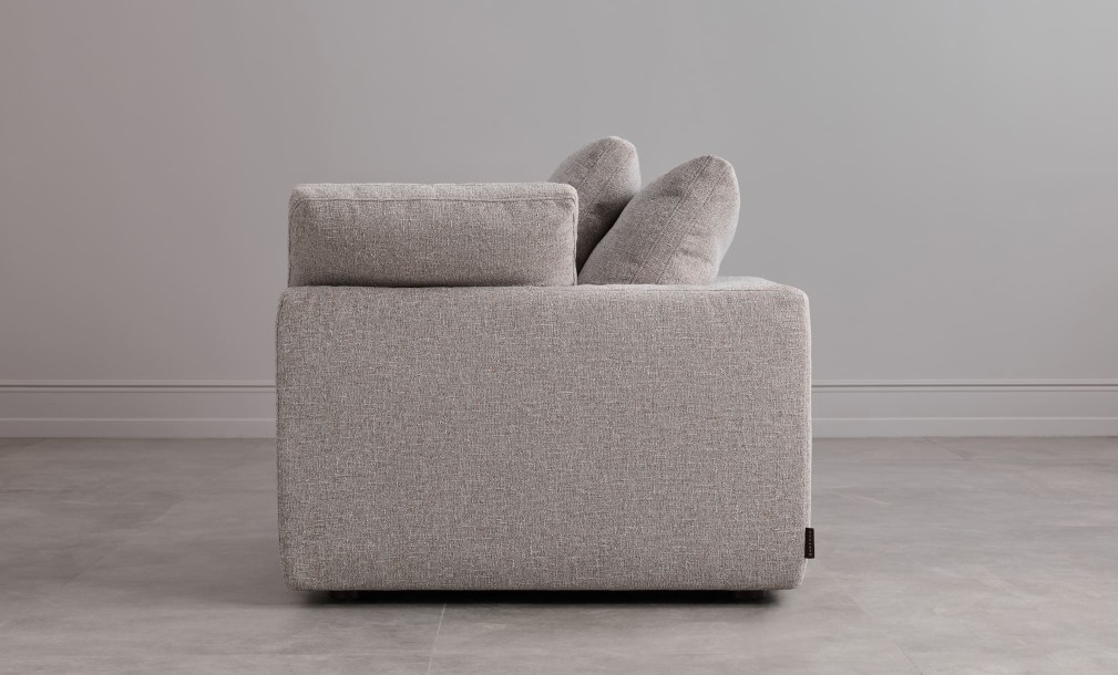 Диван Нубе угловая секция, серый