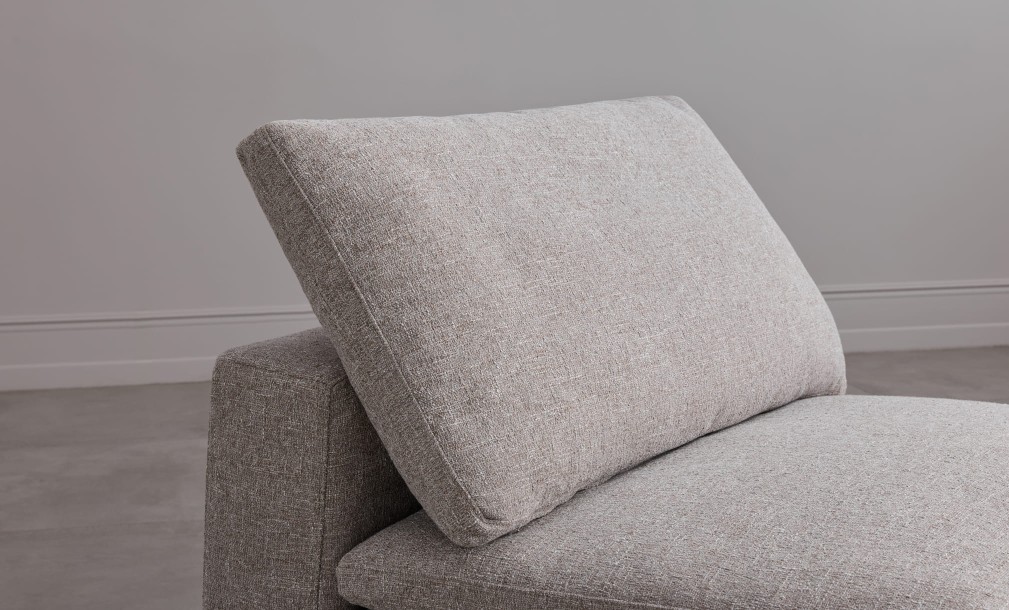 Диван Нубе одноместная секция, серый