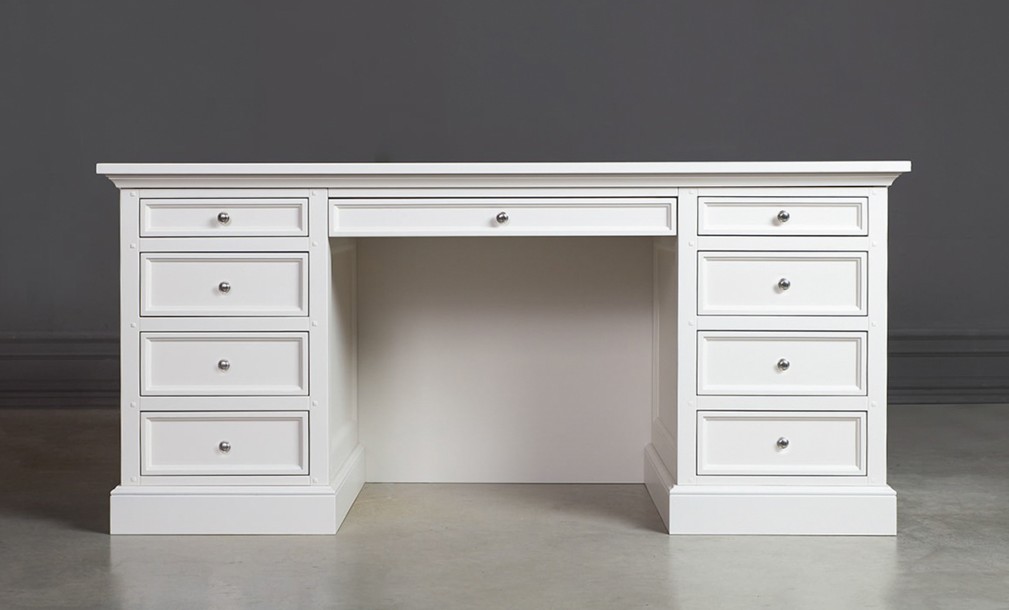 Письменный стол Оксфорд большой белый