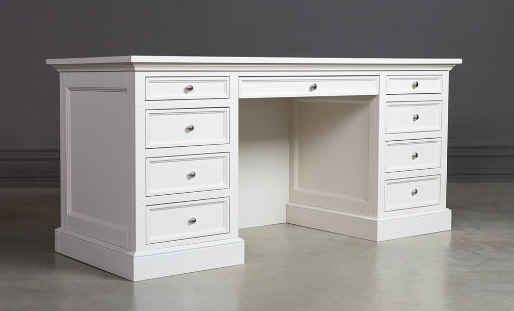 Письменный стол Оксфорд большой белый