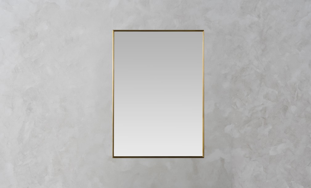 Зеркало прямоугольное Marion brass 76*107 см