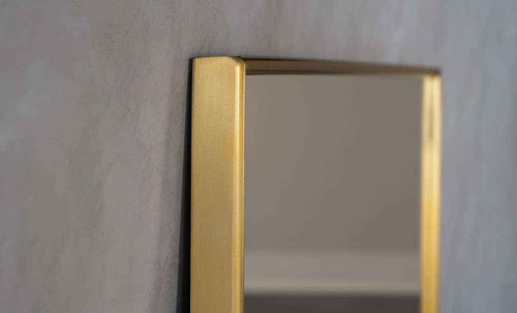 Зеркало прямоугольное Marion brass 76*107 см