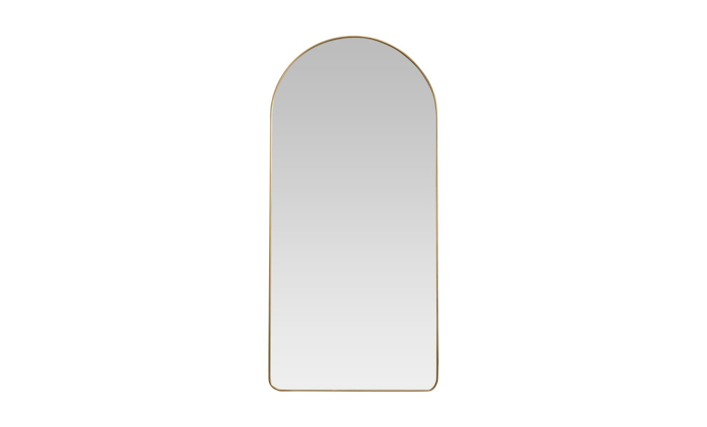 Зеркало в форме арки Walker brass