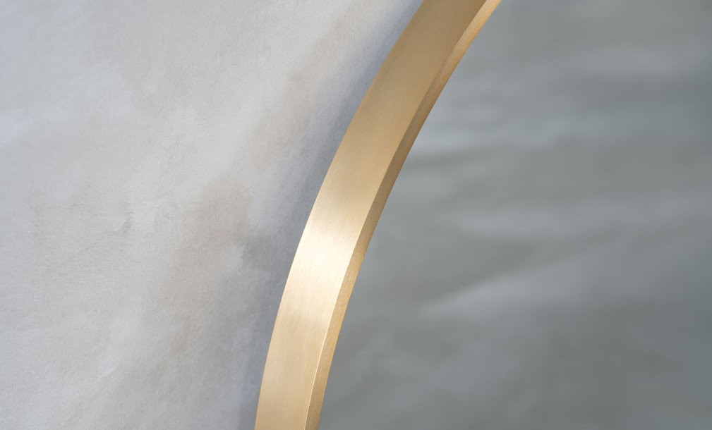 Зеркало круглое Marion brass