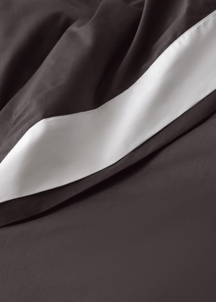 Пододеяльник Ревери, цвет Plum Kitten