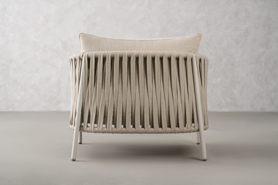 Кресло Таормина уличное, светлое