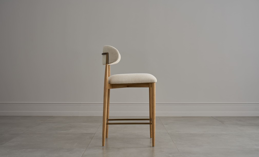 Стул полубарный Bradley светлый cushing snow