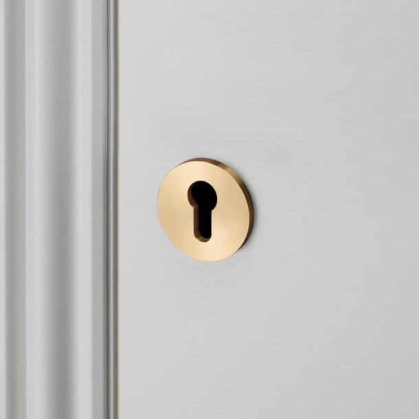 Личинка замка Euro Cylinder Escutcheon Plate Brass (Комплект 2 шт.)