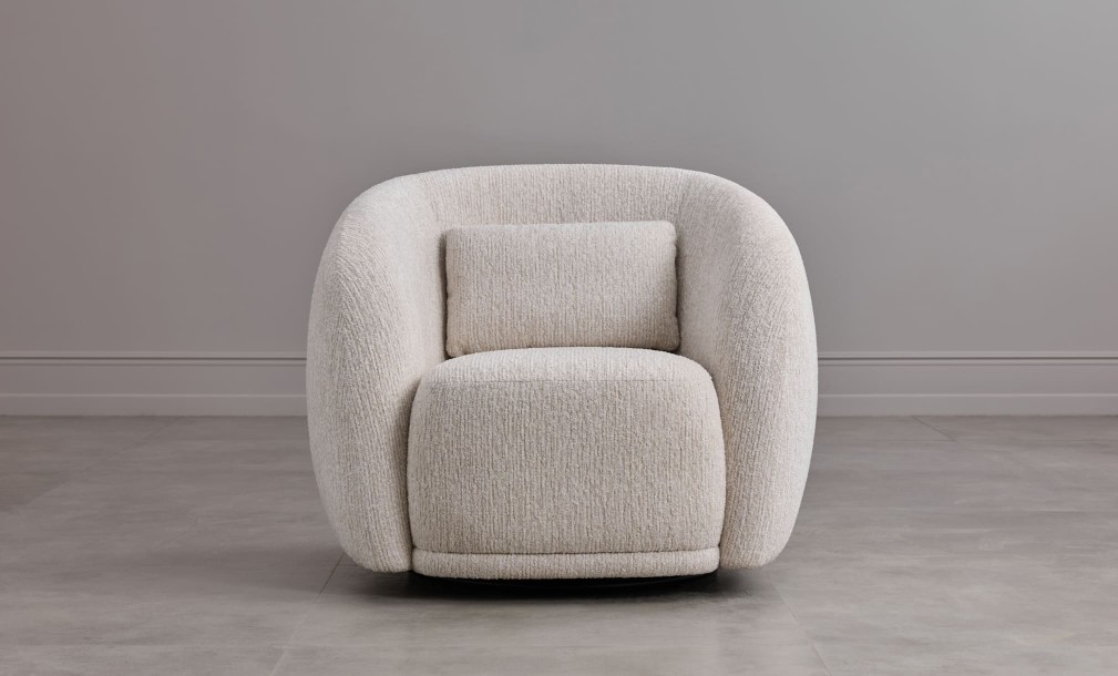 Кресло крутящееся Сфера (ткань Eyelash 103)