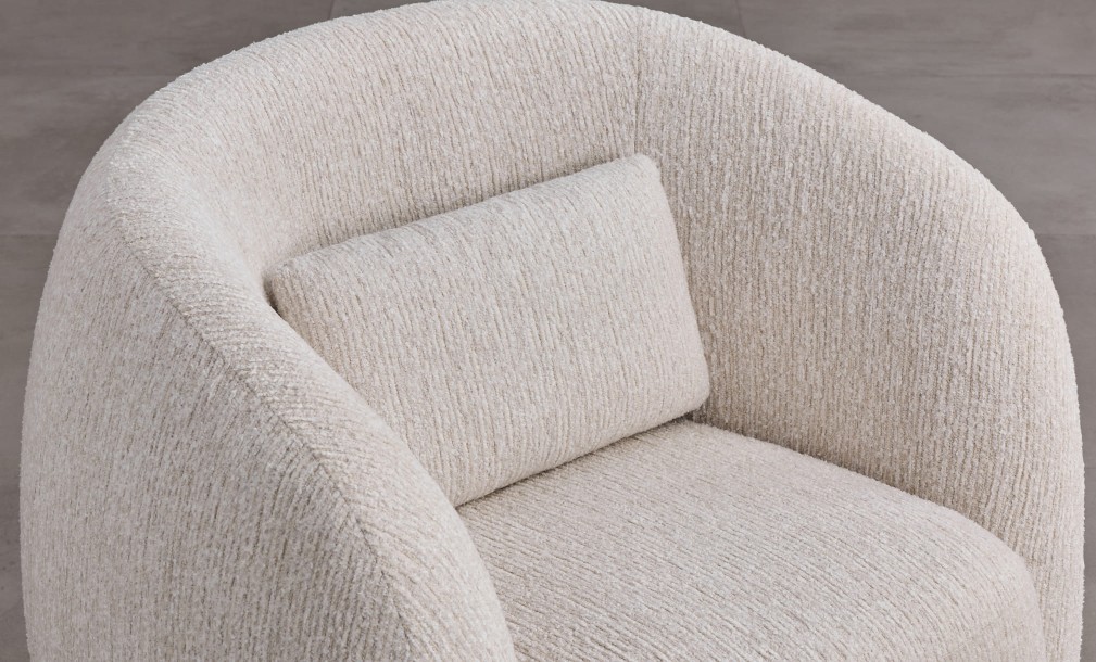 Кресло крутящееся Сфера (ткань Eyelash 103)