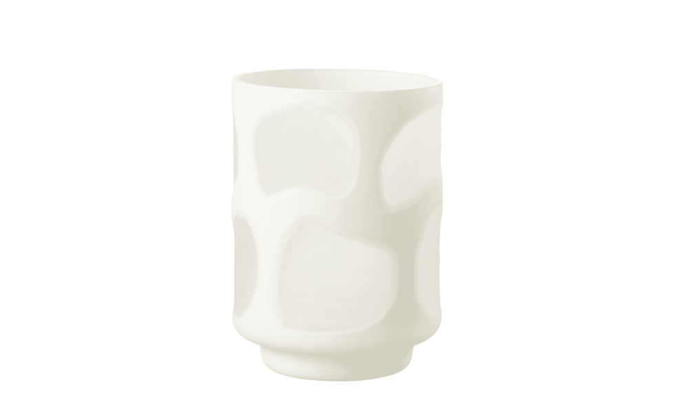 Ваза Drops white