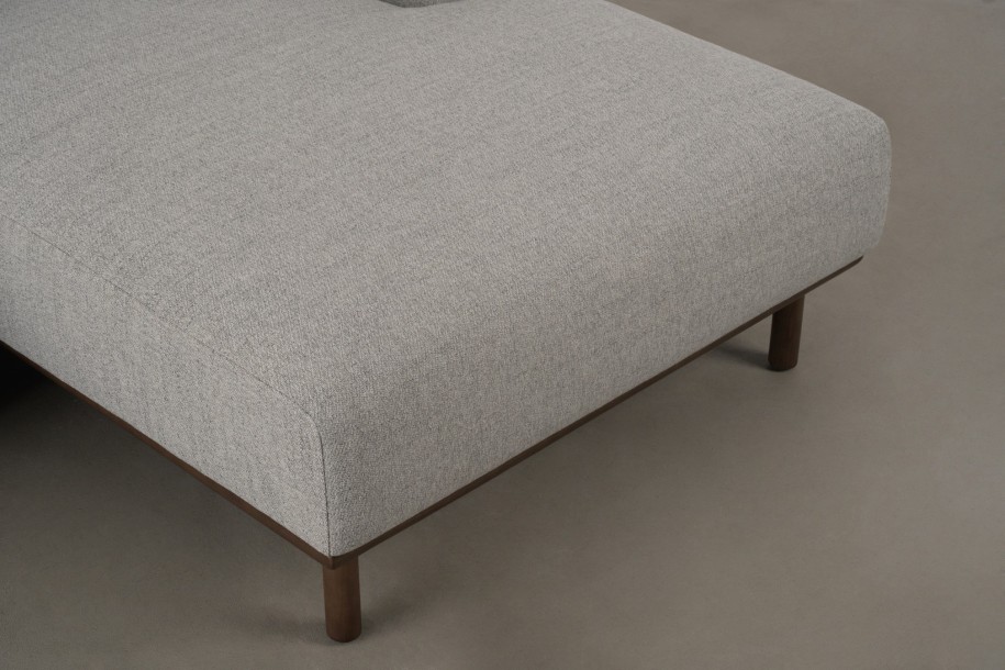 Диван Travis угловой серый