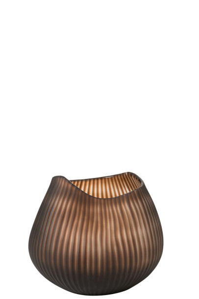Ваза Stripe brown