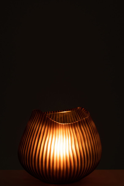 Ваза Stripe brown