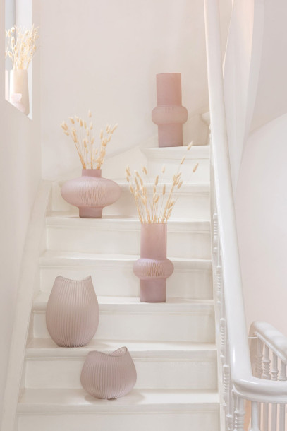 Ваза Stripe ball pink