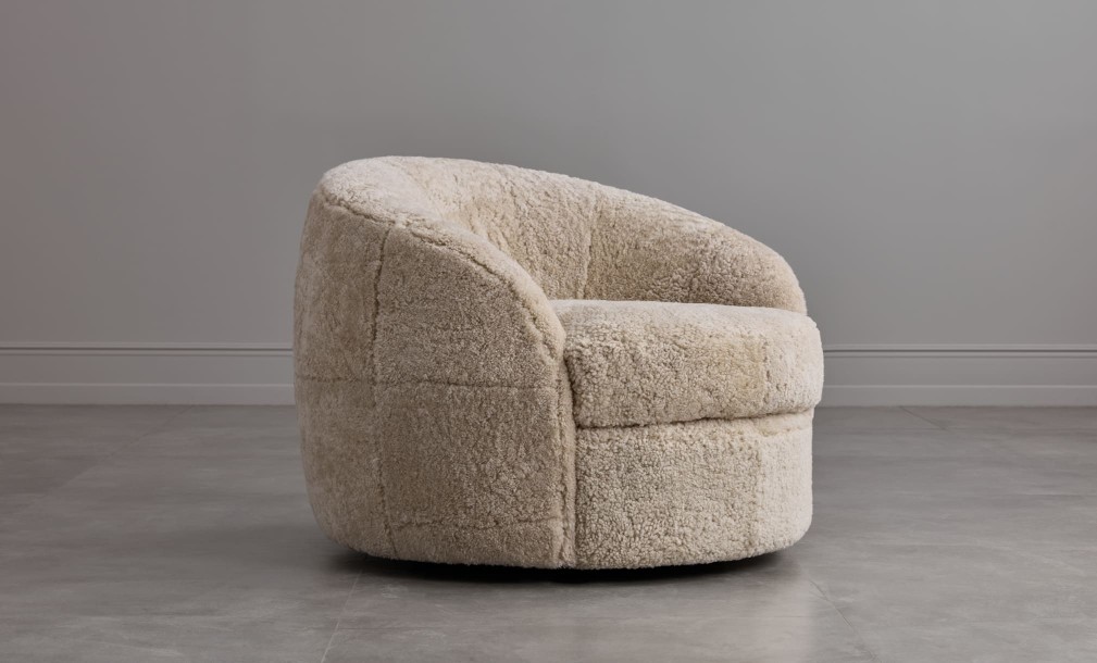 Кресло крутящееся Sennon (ткань Moonlight)