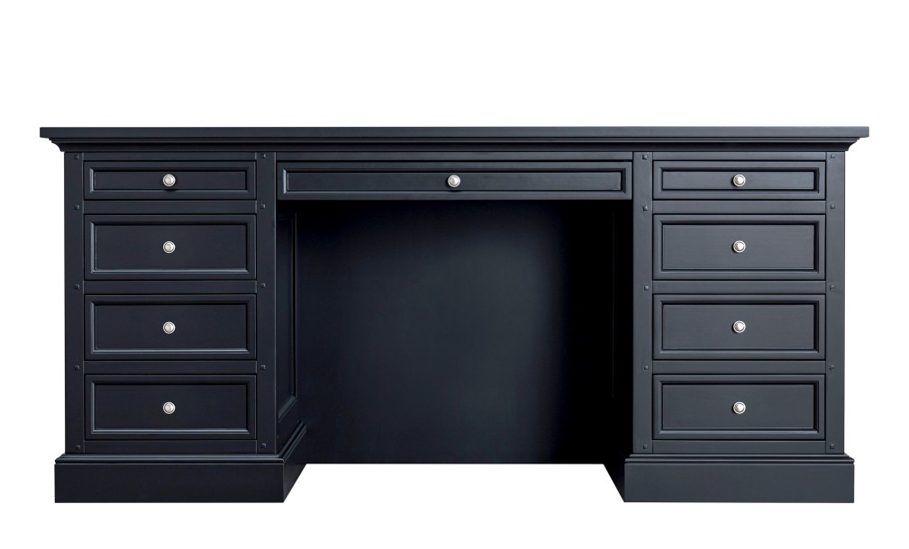 Письменный стол Оксфорд большой чёрный